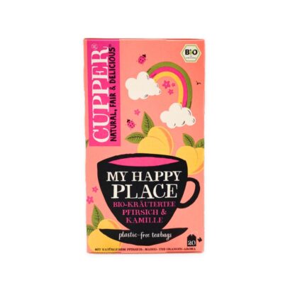 cupper ふんわりピーチのカモミールティーのパッケージ