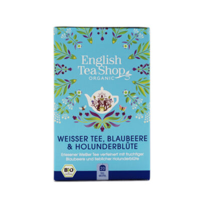 English Tea Shop ブルーベリー＆エルダーフラワー香るホワイトティー 40g (2g×20包)