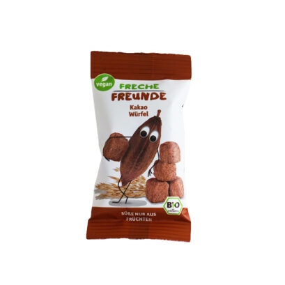 Freche Freunde(フレッヒェフロインデ)さいころシリアルチョコ 3歳から 20gのパッケージ
