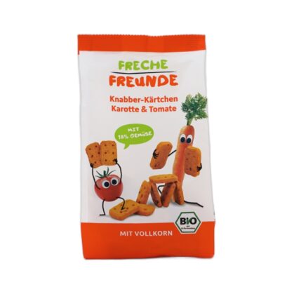 Freche Freunde にんじんとトマトのクラッカー 1歳から 80gのパッケージ