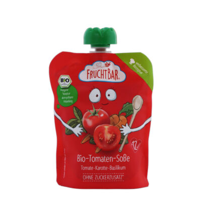FruchtBar トマトソース 12か月から 190gのパッケージ