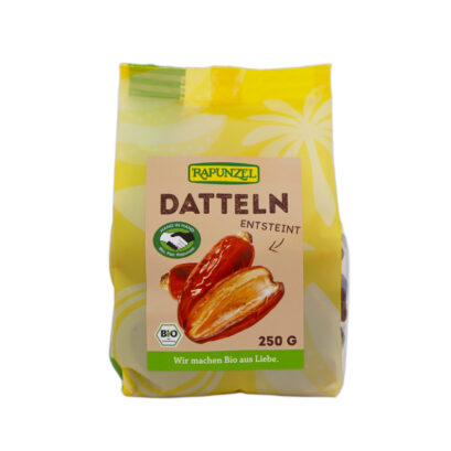 Rapunzel ドライデーツ(種抜き) 250gのパッケージ
